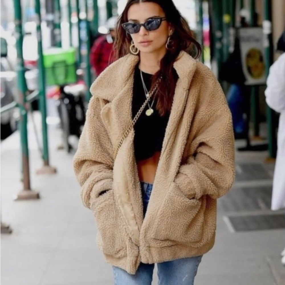 I. Am. Gia teddy jacket